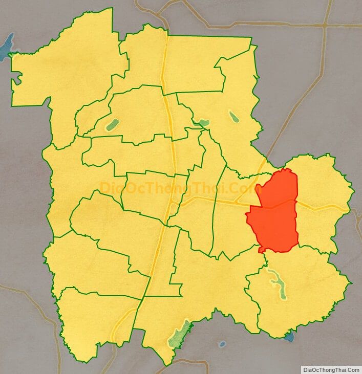 Bản đồ vị trí và địa giới hành chính Xã Xuân Sơn, huyện Châu Đức