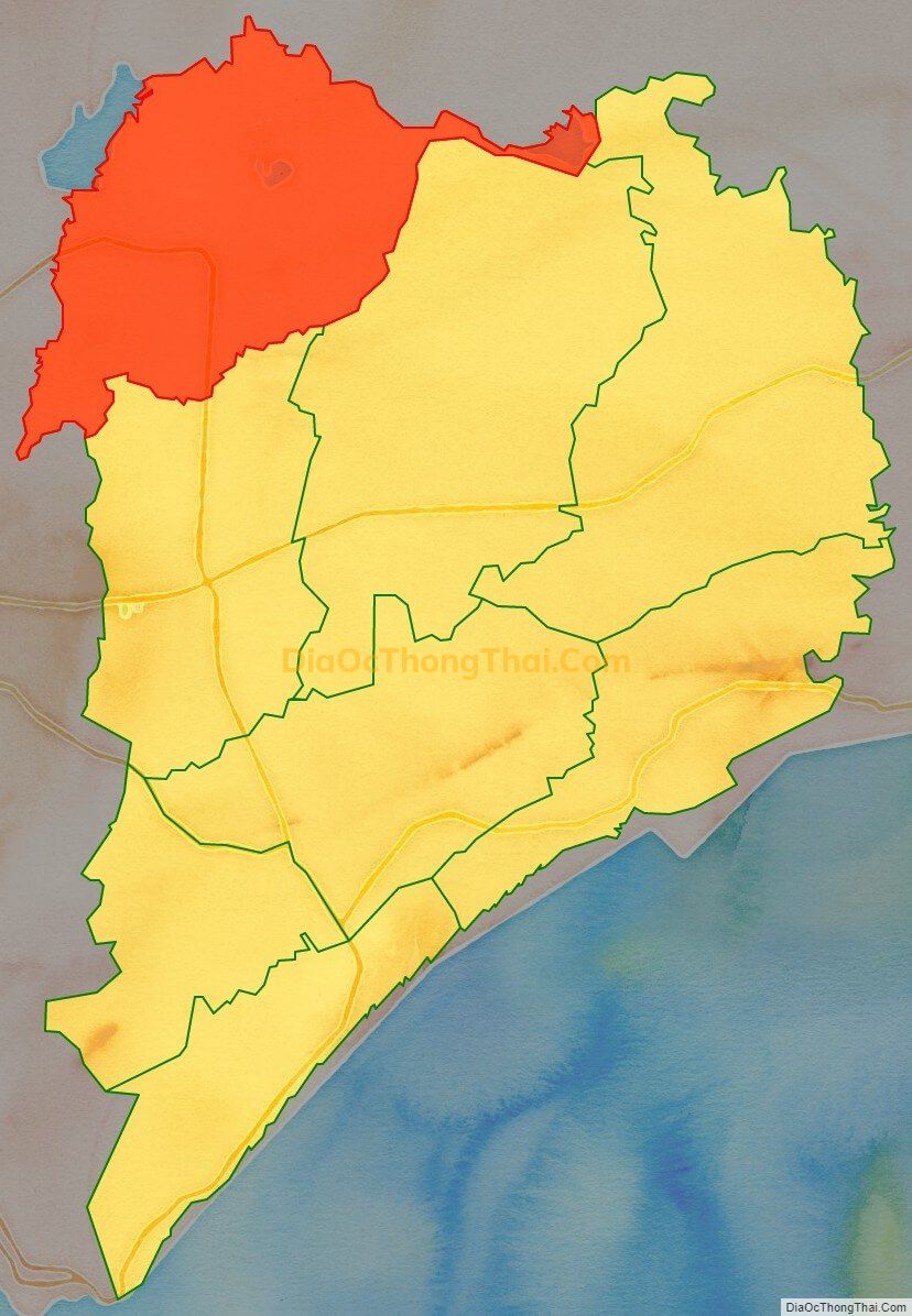 Bản đồ vị trí và địa giới hành chính Xã Long Tân, huyện Đất Đỏ