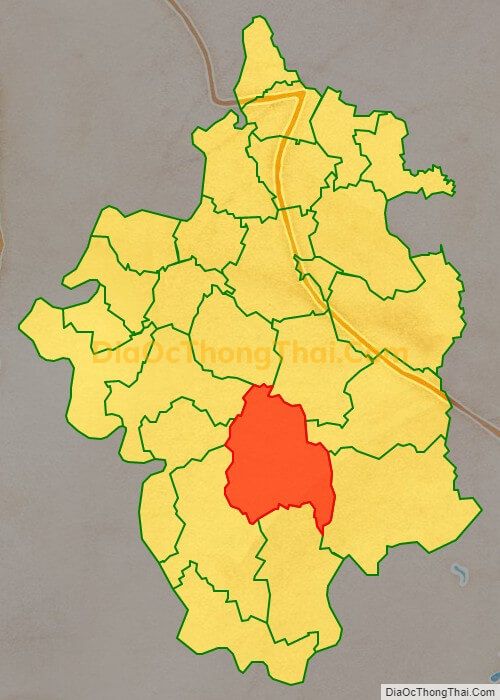 Bản đồ vị trí và địa giới hành chính Xã Bắc Lý, huyện Hiệp Hòa