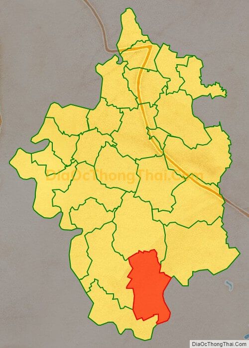 Bản đồ vị trí và địa giới hành chính Xã Châu Minh, huyện Hiệp Hòa