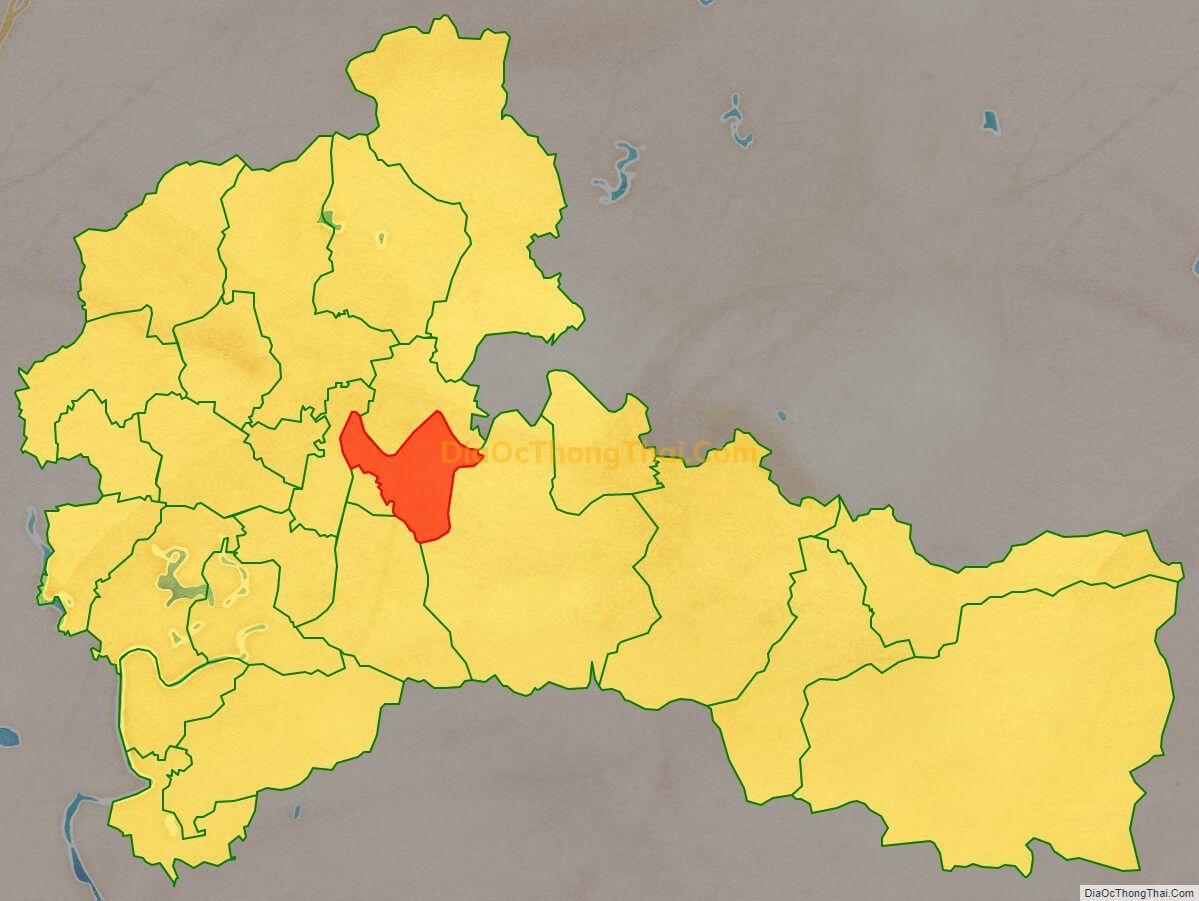 Bản đồ vị trí và địa giới hành chính Xã Cương Sơn, huyện Lục Nam