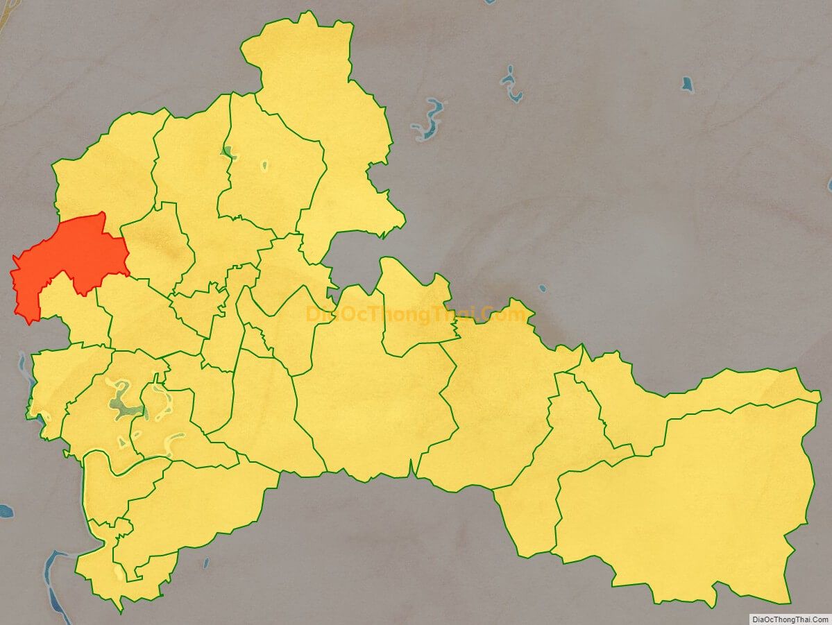Bản đồ vị trí và địa giới hành chính Xã Thanh Lâm, huyện Lục Nam