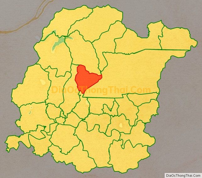 Bản đồ vị trí và địa giới hành chính Xã Biên Sơn, huyện Lục Ngạn