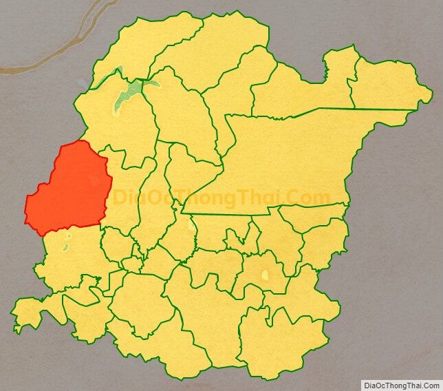 Bản đồ vị trí và địa giới hành chính Xã Kiên Lao, huyện Lục Ngạn