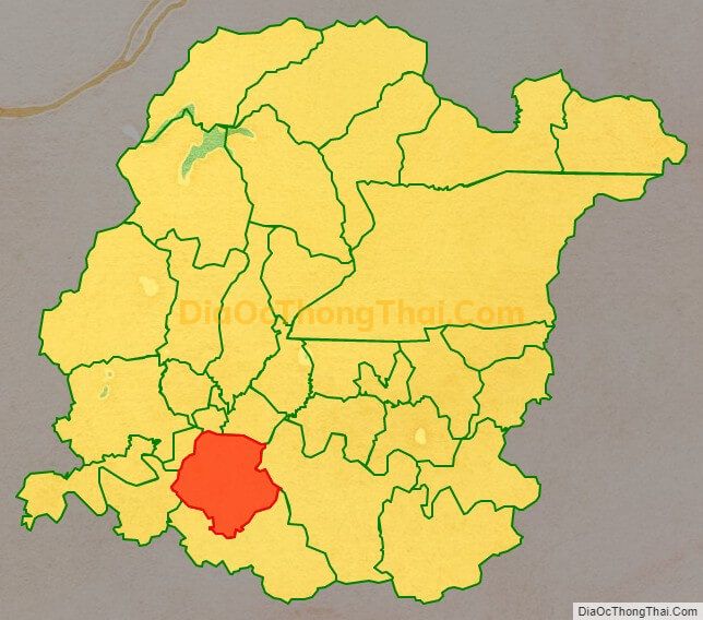 Bản đồ vị trí và địa giới hành chính Xã Nam Dương, huyện Lục Ngạn