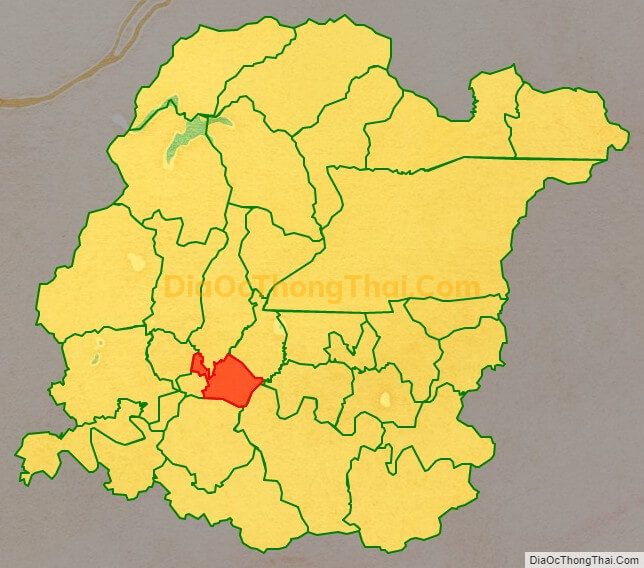 Bản đồ vị trí và địa giới hành chính Xã Nghĩa Hồ (cũ), huyện Lục Ngạn