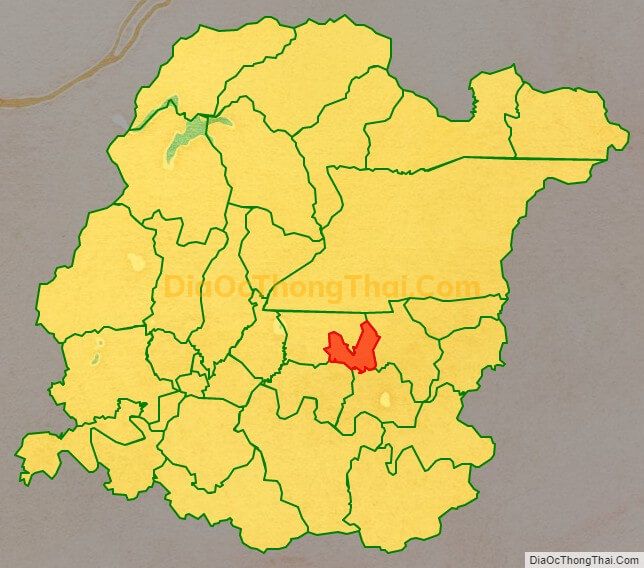 Bản đồ vị trí và địa giới hành chính Xã Phì Điền, huyện Lục Ngạn