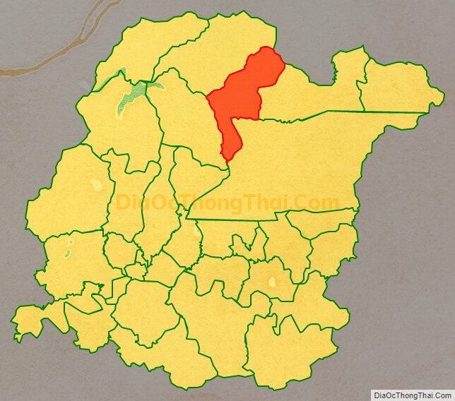 Bản đồ vị trí và địa giới hành chính Xã Phong Vân, huyện Lục Ngạn