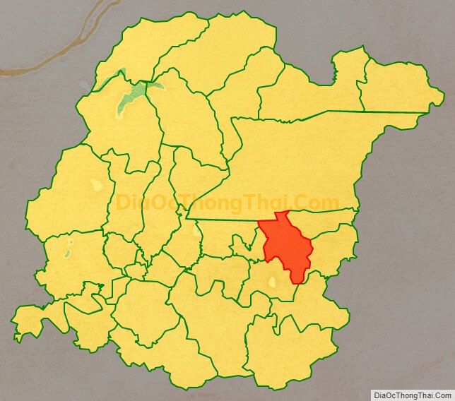 Bản đồ vị trí và địa giới hành chính Xã Tân Hoa, huyện Lục Ngạn