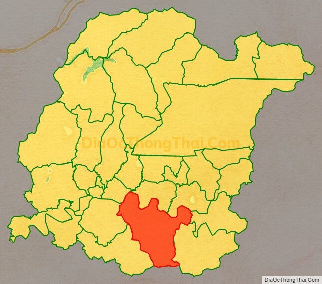 Bản đồ vị trí và địa giới hành chính Xã Tân Lập, huyện Lục Ngạn