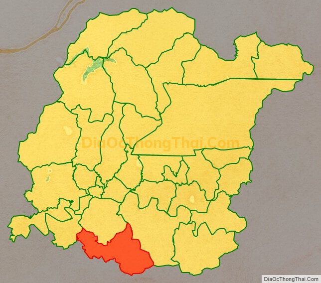 Bản đồ vị trí và địa giới hành chính Xã Tân Mộc, huyện Lục Ngạn
