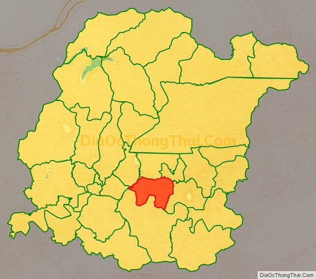 Bản đồ vị trí và địa giới hành chính Xã Tân Quang, huyện Lục Ngạn