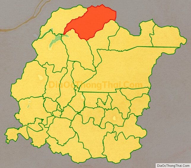 Bản đồ vị trí và địa giới hành chính Xã Tân Sơn, huyện Lục Ngạn