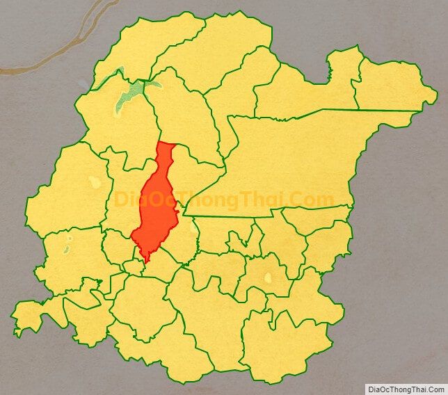 Bản đồ vị trí và địa giới hành chính Xã Thanh Hải, huyện Lục Ngạn