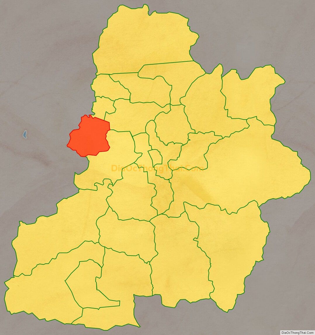 Bản đồ vị trí và địa giới hành chính Xã Cẩm Đàn, huyện Sơn Động