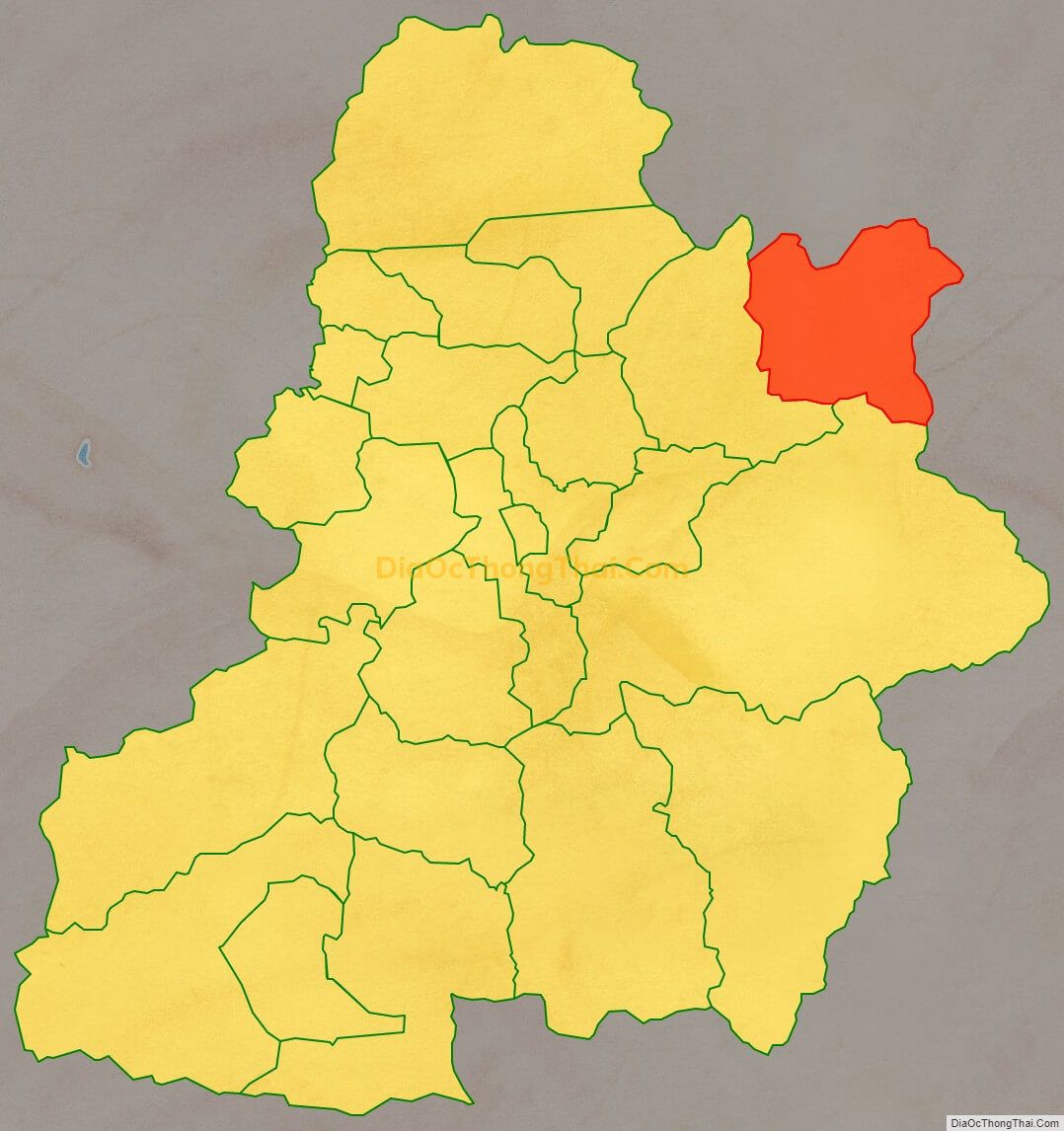 Bản đồ vị trí và địa giới hành chính Xã Hữu Sản, huyện Sơn Động