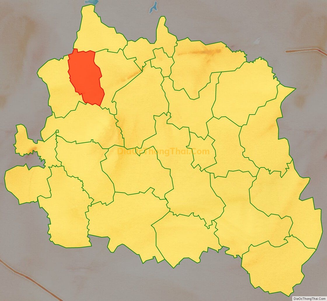 Bản đồ vị trí và địa giới hành chính Xã Đại Hóa, huyện Tân Yên