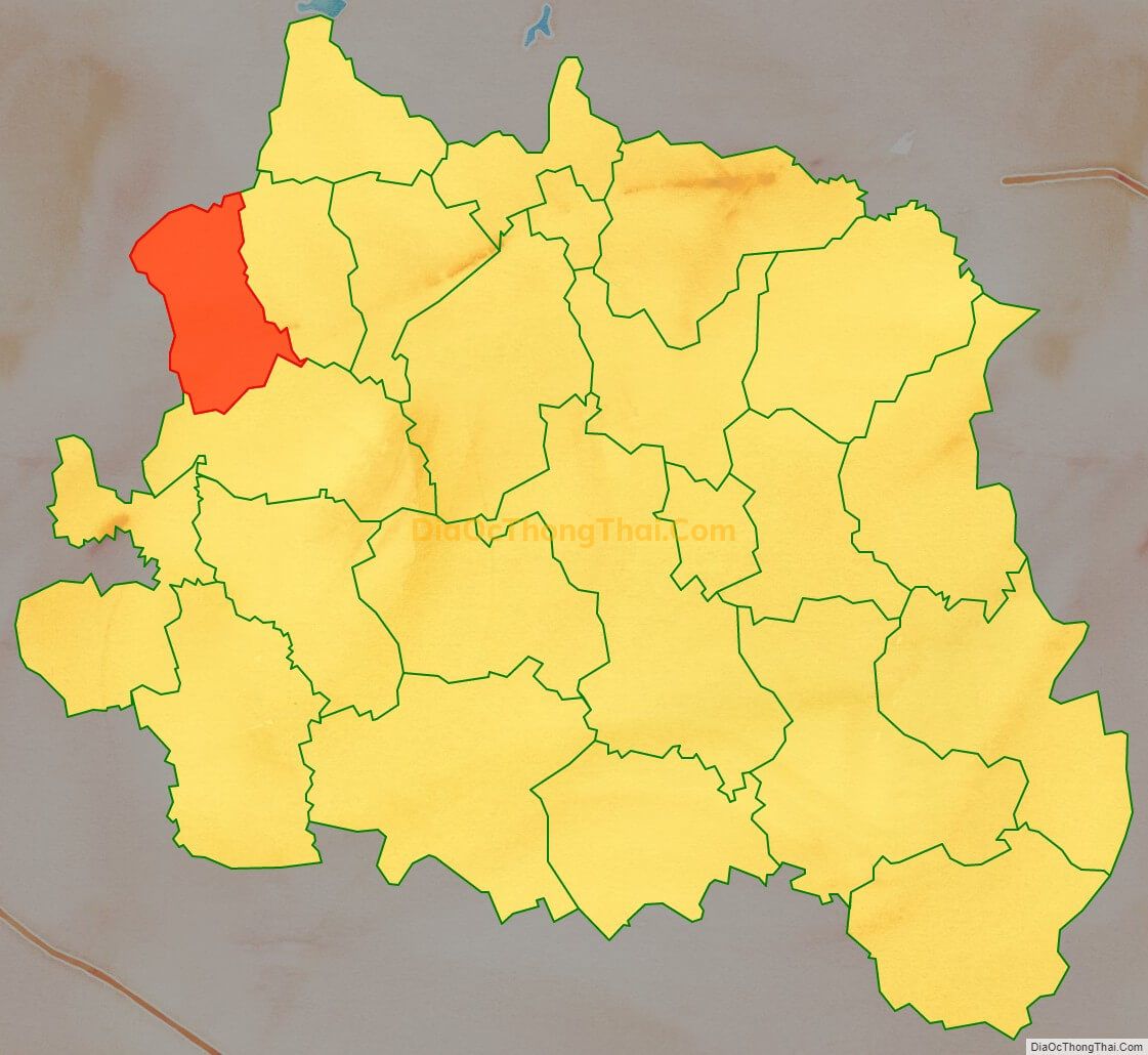 Bản đồ vị trí và địa giới hành chính Xã Phúc Sơn, huyện Tân Yên