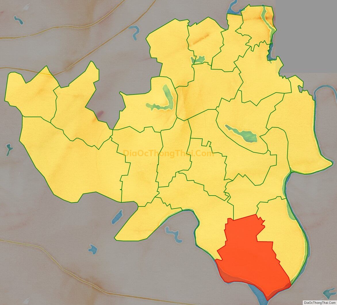 Bản đồ vị trí và địa giới hành chính Xã Đồng Phúc, huyện Yên Dũng