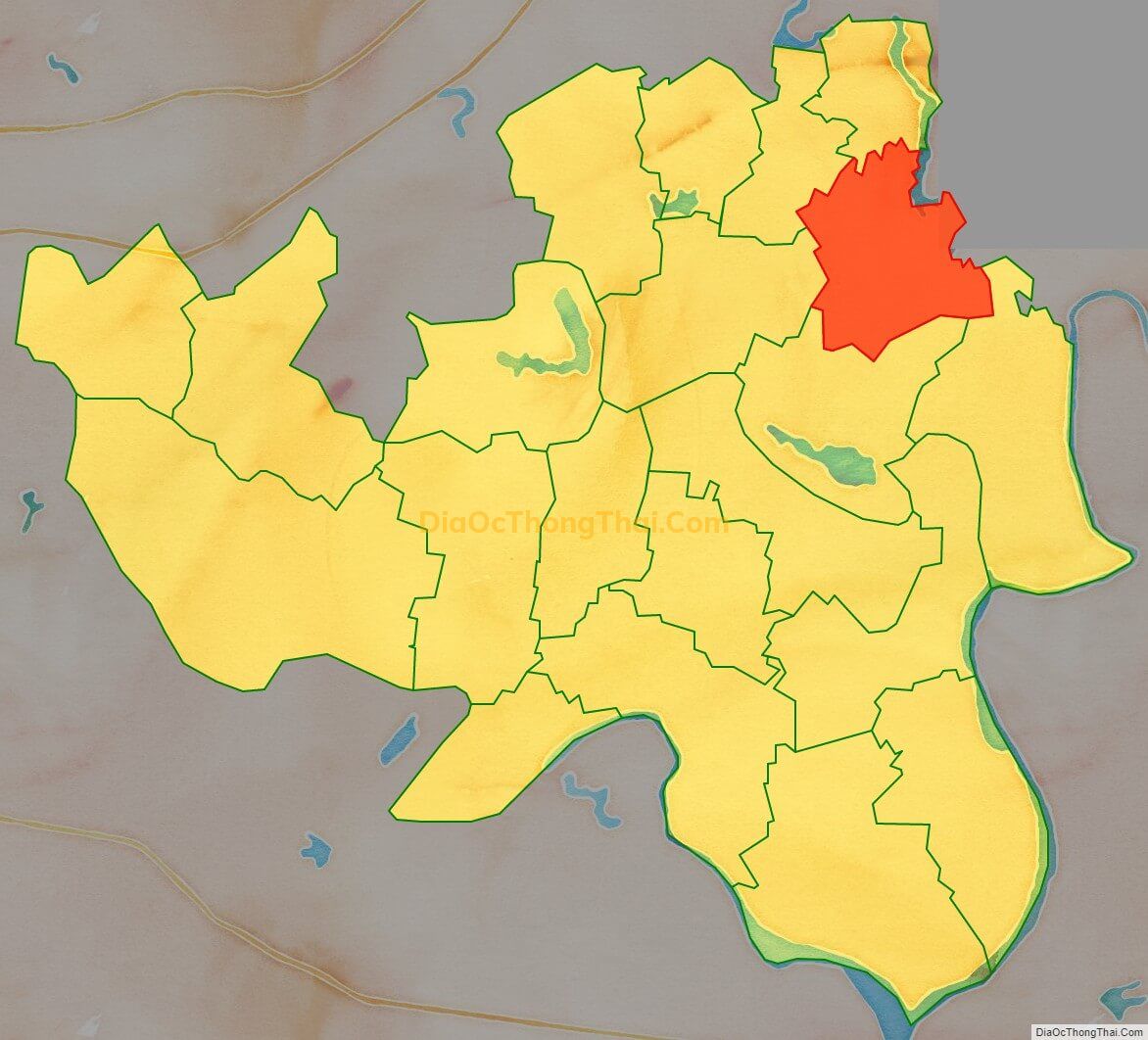 Bản đồ vị trí và địa giới hành chính Xã Quỳnh Sơn, huyện Yên Dũng
