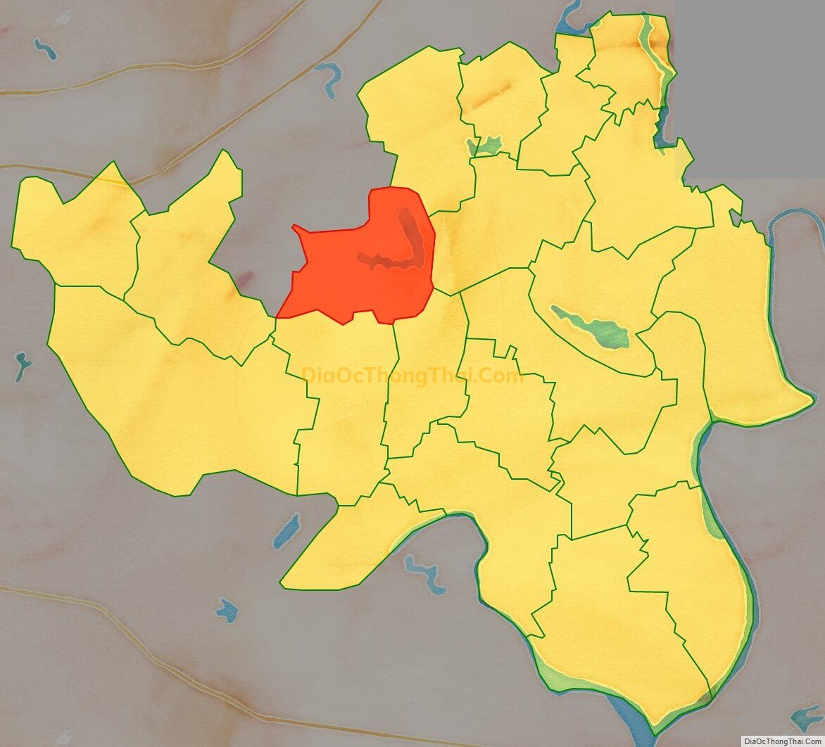 Bản đồ vị trí và địa giới hành chính Xã Tân Liễu, huyện Yên Dũng