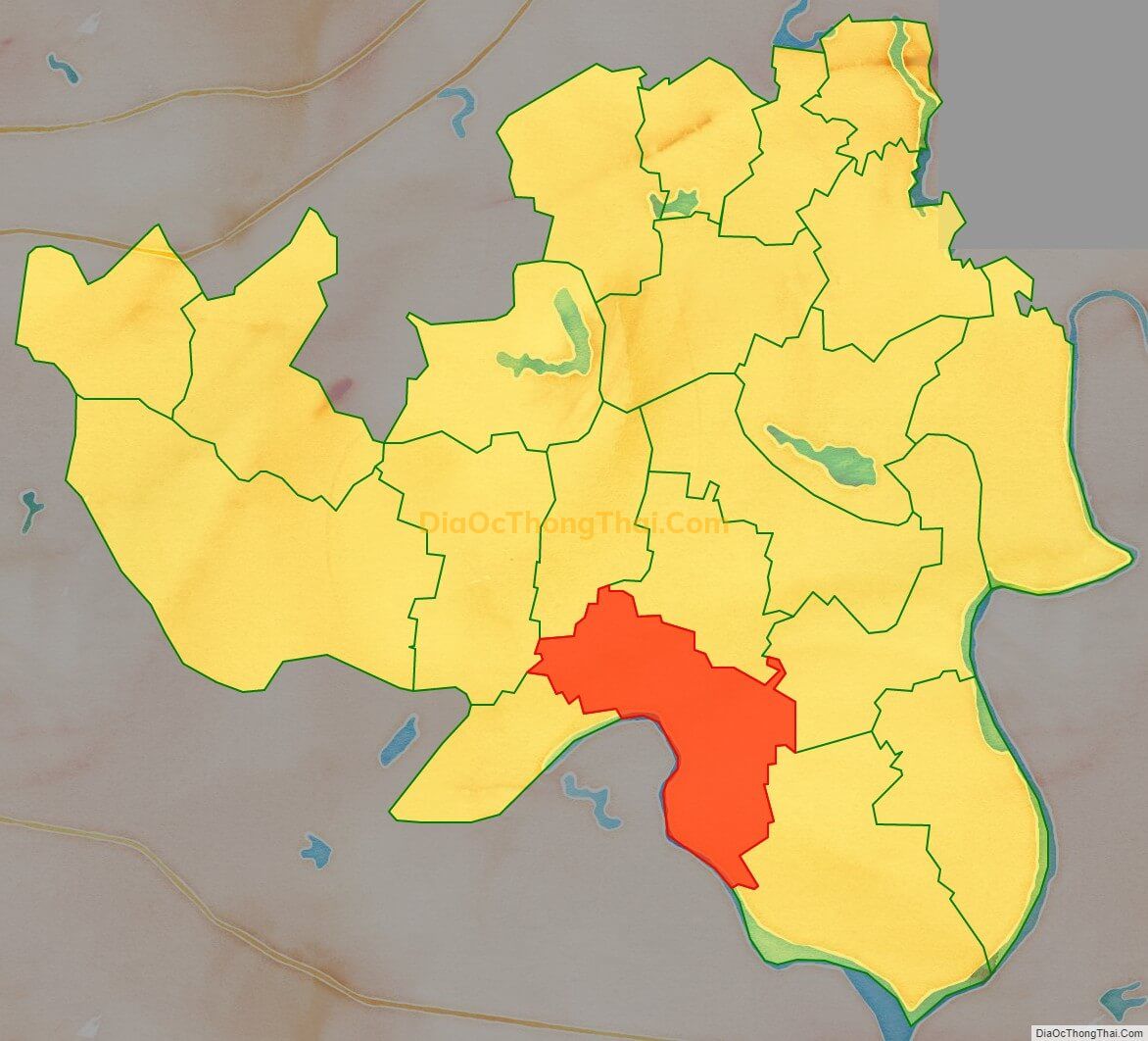 Bản đồ vị trí và địa giới hành chính Xã Tư Mại, huyện Yên Dũng