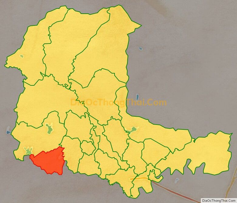 Bản đồ vị trí và địa giới hành chính Xã An Thượng, huyện Yên Thế