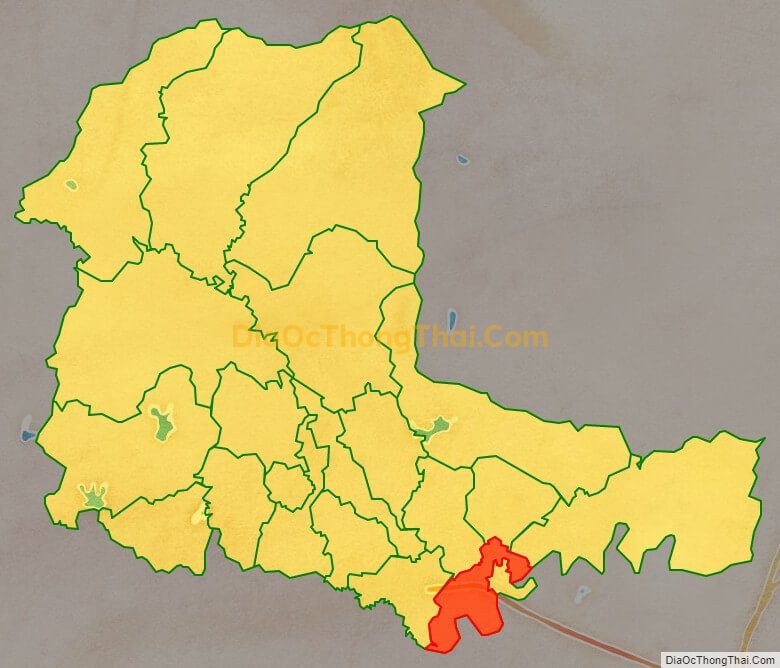Bản đồ vị trí và địa giới hành chính Xã Bố Hạ (cũ), huyện Yên Thế