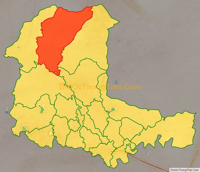 Bản đồ vị trí và địa giới hành chính Xã Canh Nậu, huyện Yên Thế