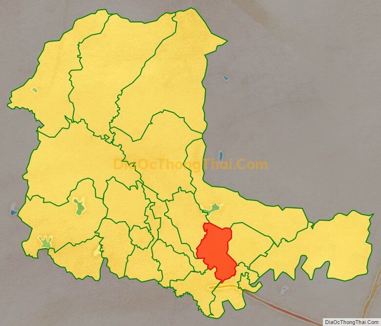 Bản đồ vị trí và địa giới hành chính Xã Đồng Kỳ, huyện Yên Thế