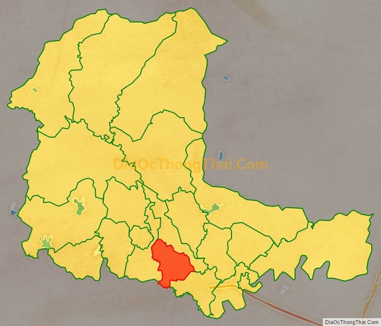 Bản đồ vị trí và địa giới hành chính Xã Đồng Lạc, huyện Yên Thế