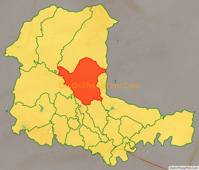 Bản đồ vị trí và địa giới hành chính Xã Đồng Vương, huyện Yên Thế