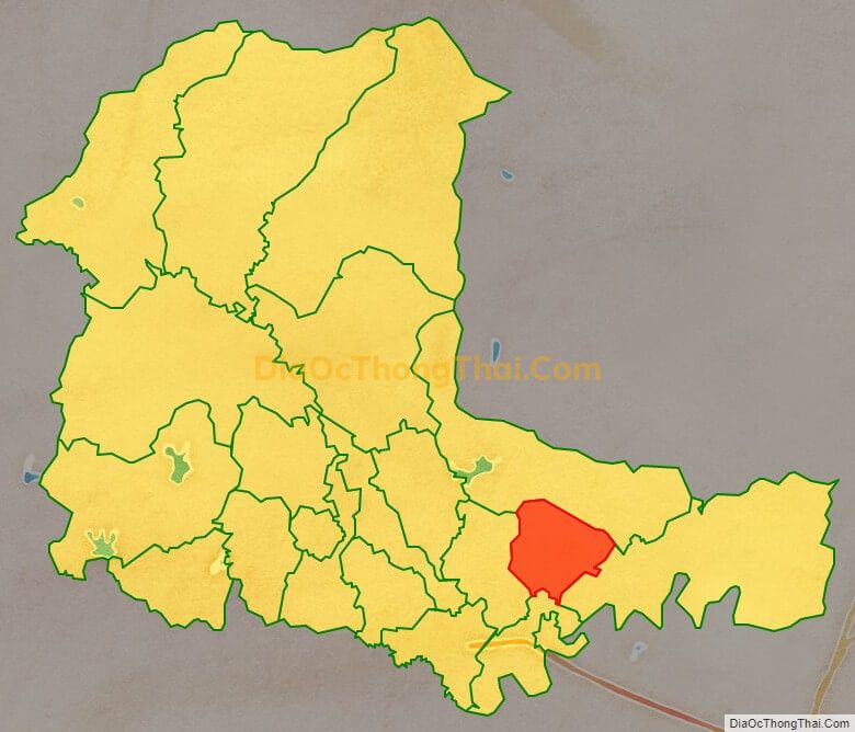 Bản đồ vị trí và địa giới hành chính Xã Hương Vĩ, huyện Yên Thế