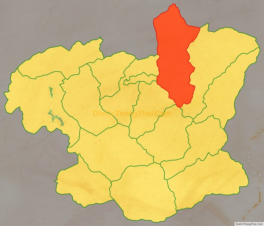 Bản đồ vị trí và địa giới hành chính Xã Bành Trạch, huyện Ba Bể