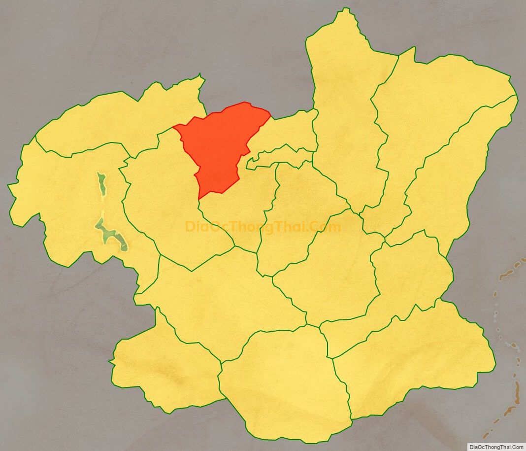 Bản đồ vị trí và địa giới hành chính Xã Cao Trĩ (cũ), huyện Ba Bể