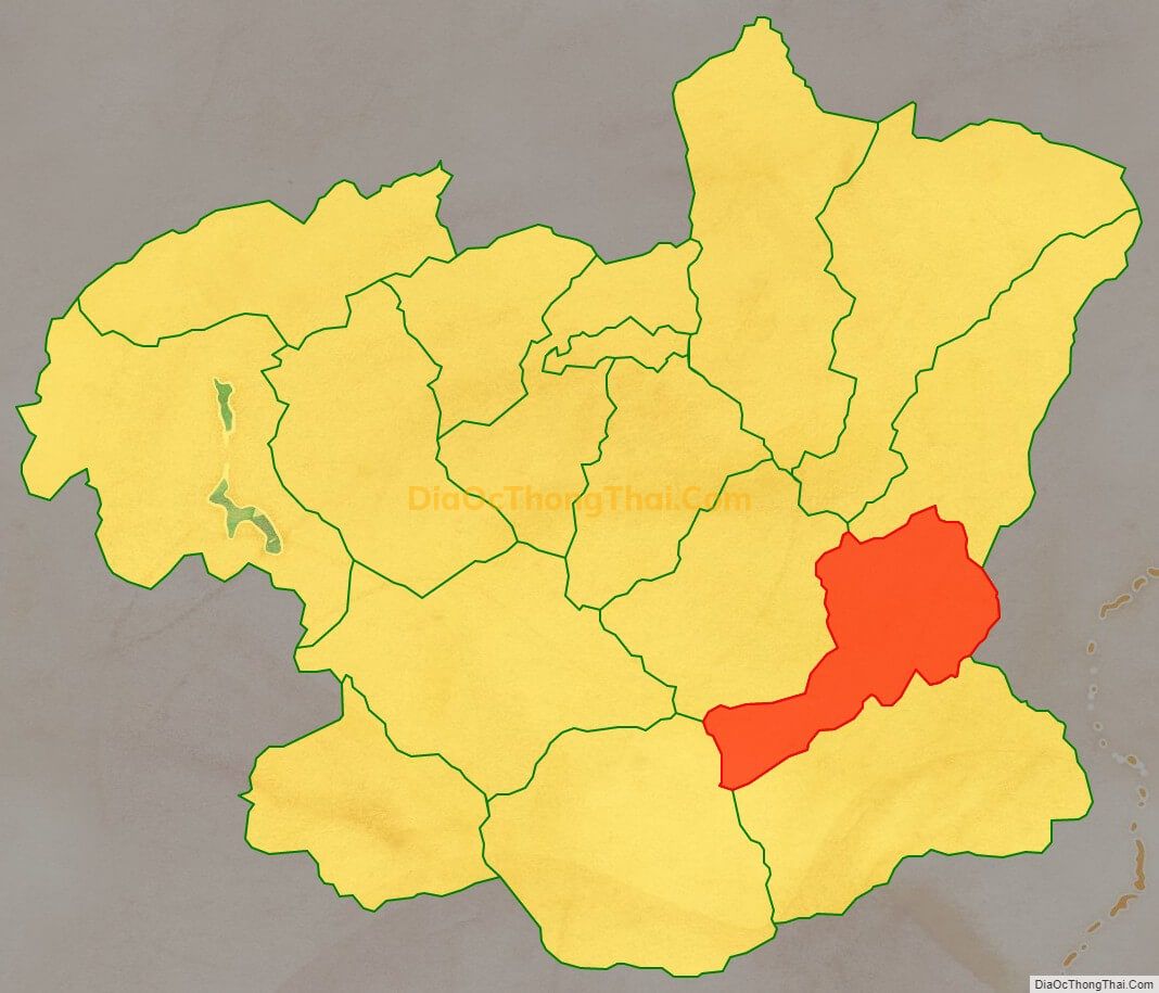 Bản đồ vị trí và địa giới hành chính Xã Chu Hương, huyện Ba Bể
