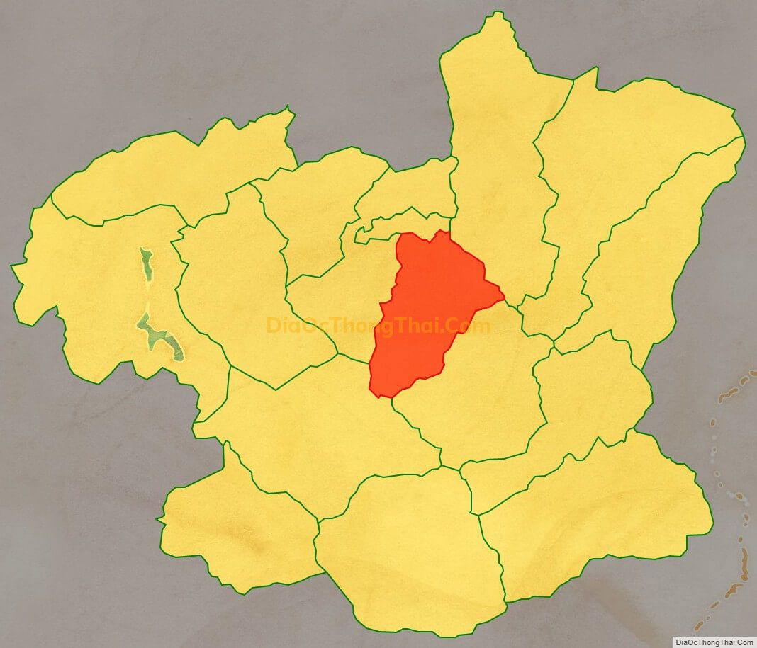 Bản đồ vị trí và địa giới hành chính Xã Địa Linh, huyện Ba Bể
