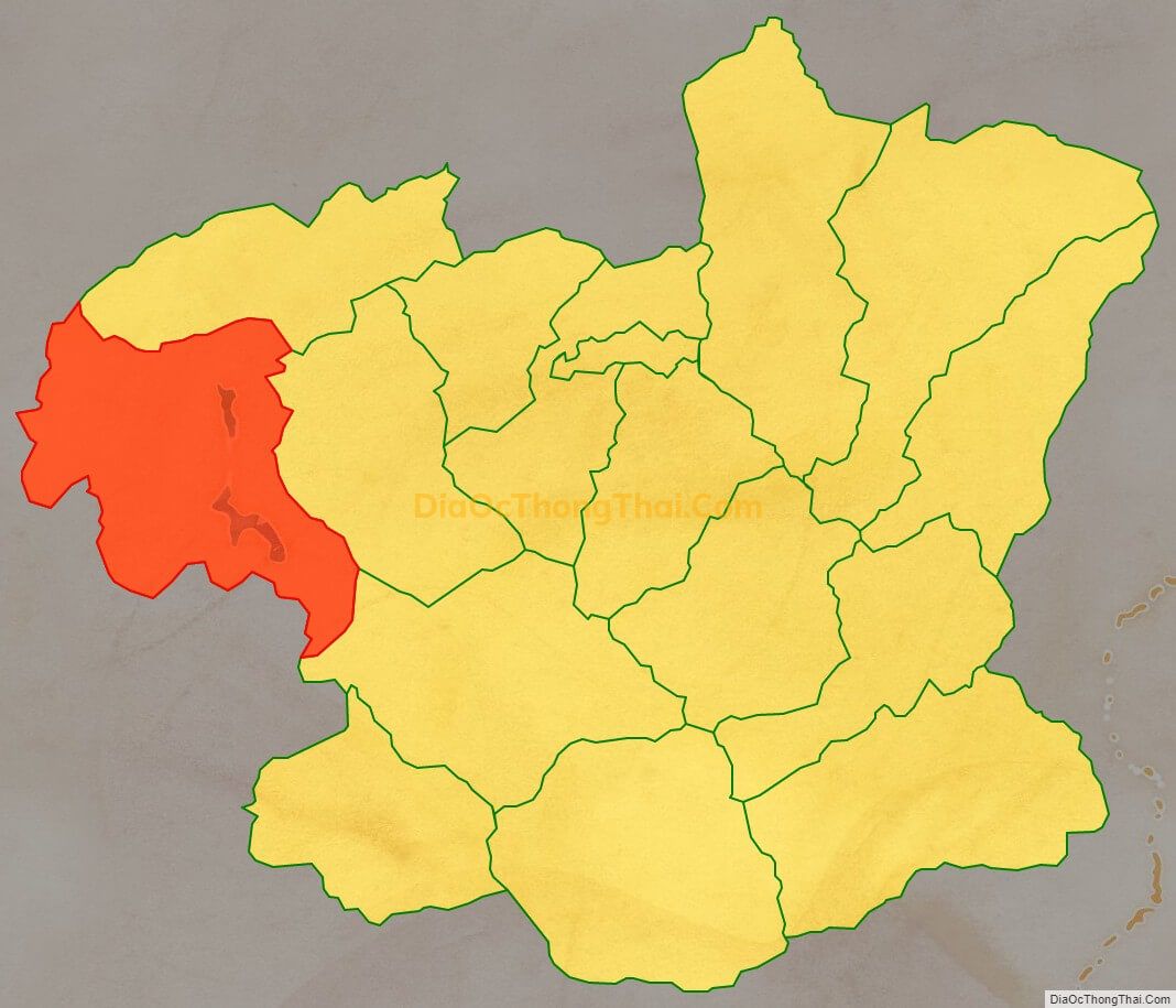 Bản đồ vị trí và địa giới hành chính Xã Nam Mẫu, huyện Ba Bể