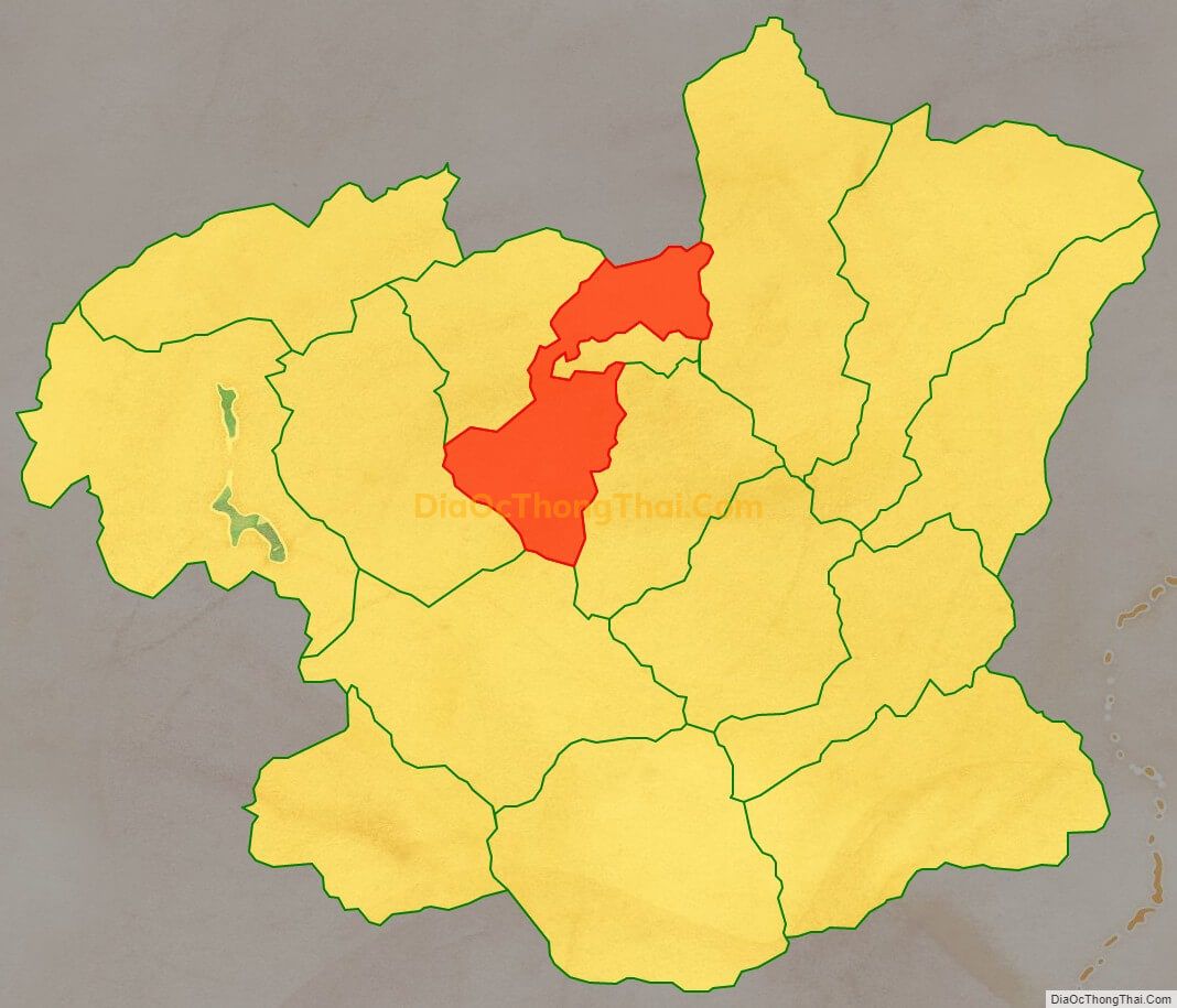 Bản đồ vị trí và địa giới hành chính Xã Thượng Giáo, huyện Ba Bể