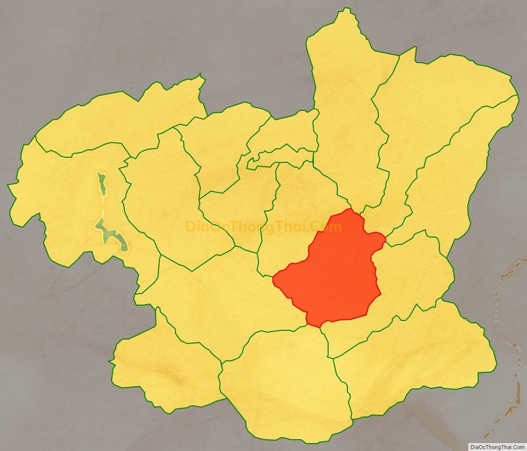 Bản đồ vị trí và địa giới hành chính Xã Yến Dương, huyện Ba Bể