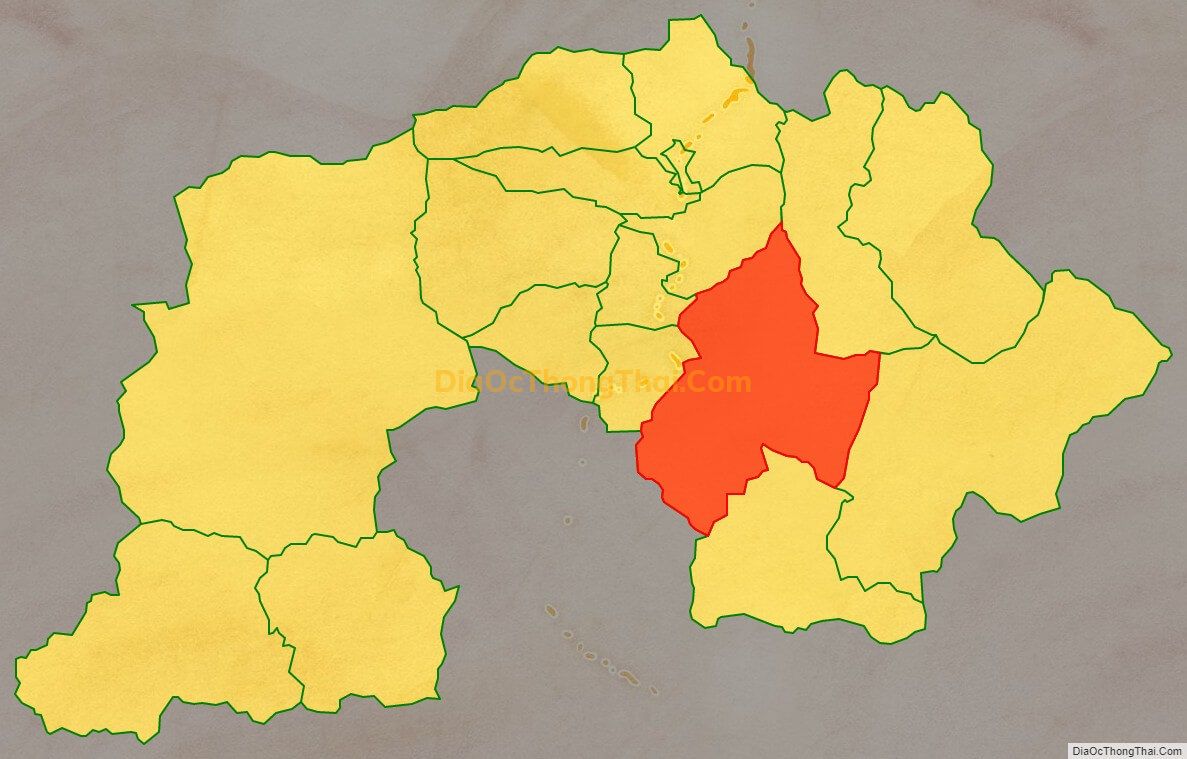 Bản đồ vị trí và địa giới hành chính Xã Nguyên Phúc, huyện Bạch Thông