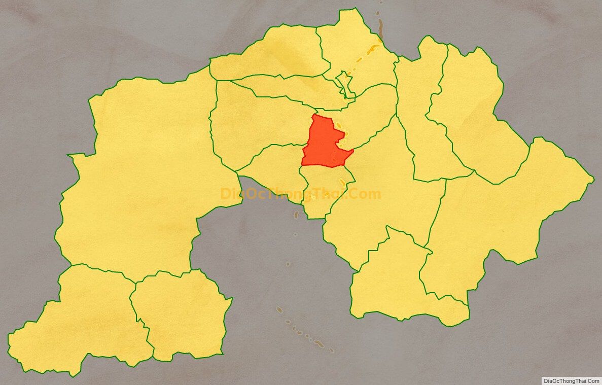 Bản đồ vị trí và địa giới hành chính Xã Quân Bình (cũ), huyện Bạch Thông