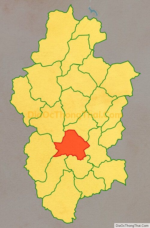 Bản đồ vị trí và địa giới hành chính Xã Bằng Lãng, huyện Chợ Đồn