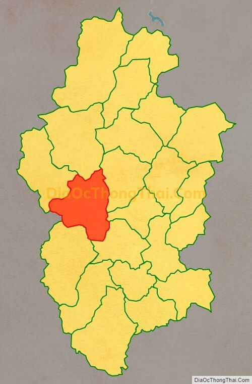 Bản đồ vị trí và địa giới hành chính Xã Yên Thượng, huyện Chợ Đồn