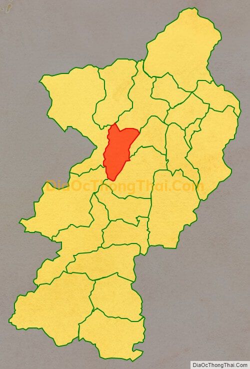 Bản đồ vị trí và địa giới hành chính Xã Ân Tình (cũ), huyện Na Rì
