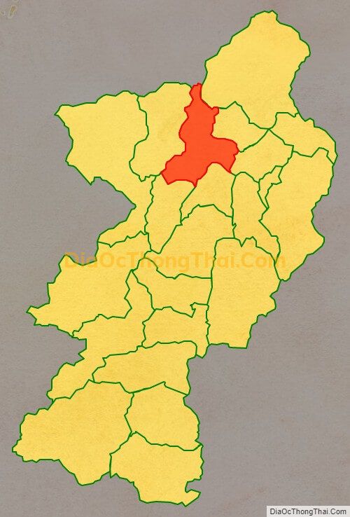 Bản đồ vị trí và địa giới hành chính Xã Lạng San (cũ), huyện Na Rì
