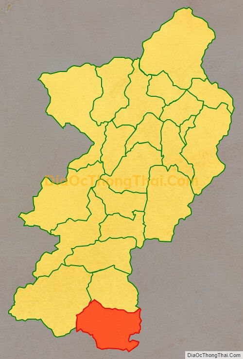 Bản đồ vị trí và địa giới hành chính Xã Liêm Thủy, huyện Na Rì