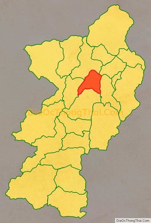 Bản đồ vị trí và địa giới hành chính Xã Lương Thành (cũ), huyện Na Rì