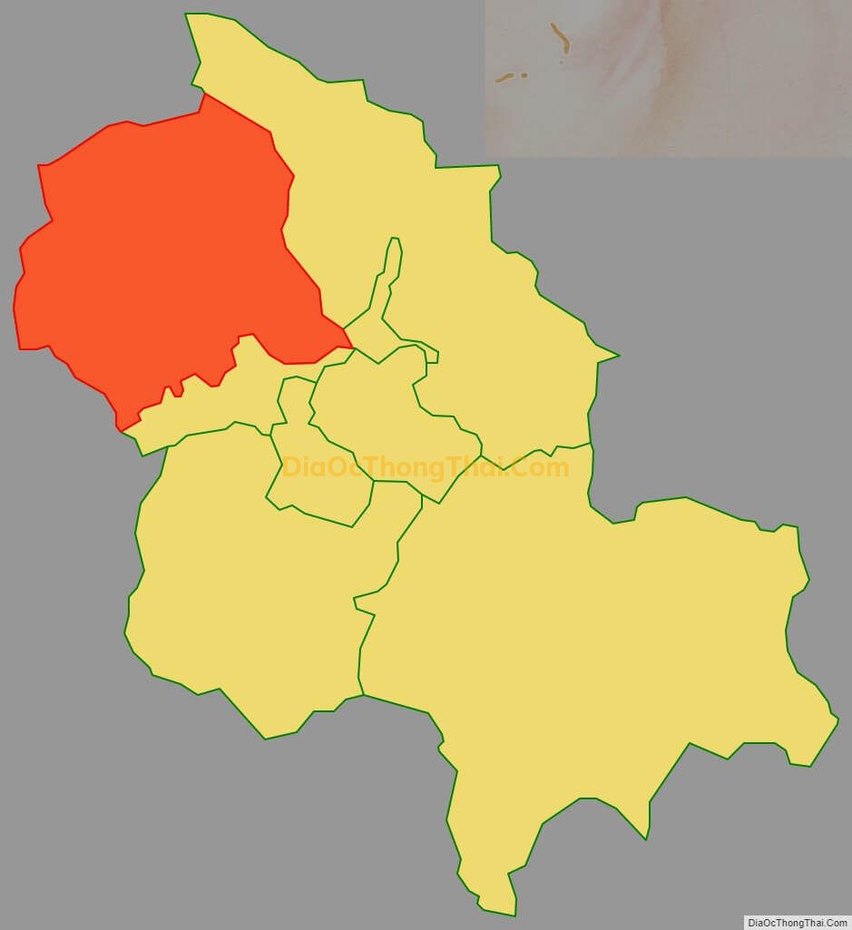 Bản đồ vị trí và địa giới hành chính Xã Dương Quang, thành phố Bắc Kạn