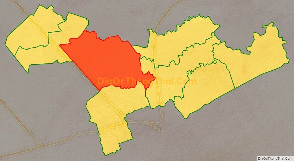 Bản đồ vị trí và địa giới hành chính Xã Châu Thới, huyện Vĩnh Lợi